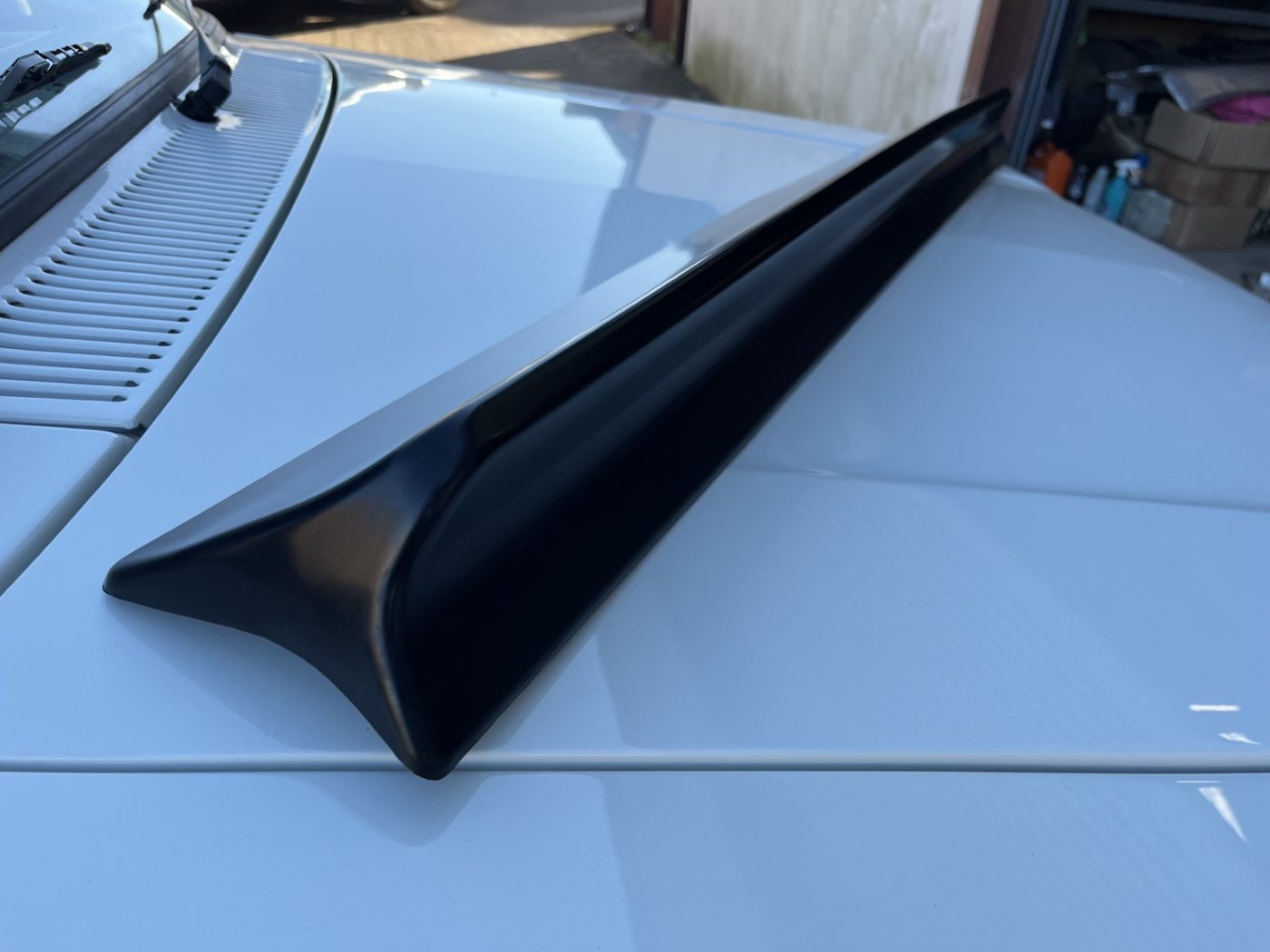 MK2 ESCORT,  REPRODUCTION RUBBER REAR SPOILER,