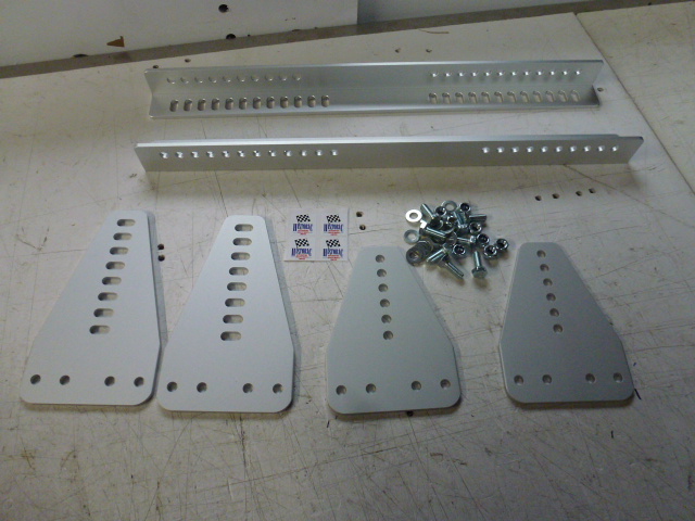 ALLOY, MULTI PIECE BUCKET SEAT MOUNTS, 2024 MSI/MSA APPROVED, SILVER