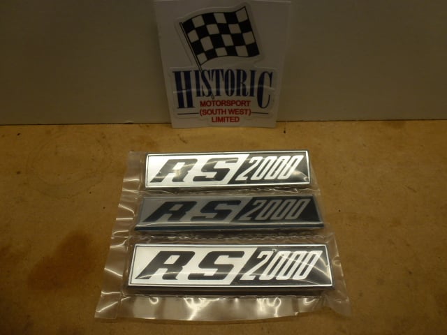 MK1 ESCORT,RS2000, J FRAY, WING BADGES, SET OF 3