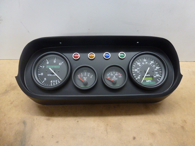 MK1 ESCORT DASH POD WITH CLOCKS AND GAUGES, IN LINE