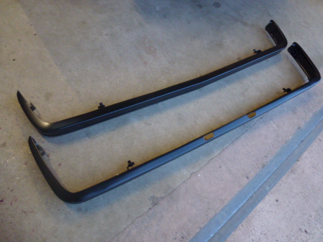 PAIR OF MK1 FIESTA, BLACK BUMPERS, - Image 3
