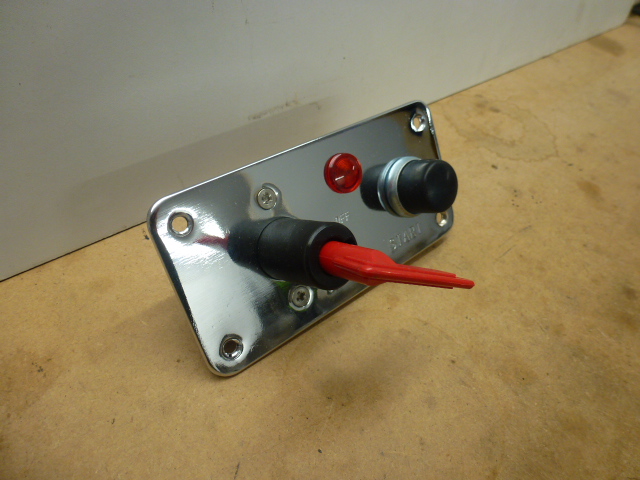 STARTER BUTTON PANEL WITH KILL SWITCH AND LIGHT, NON FIA - Image 3