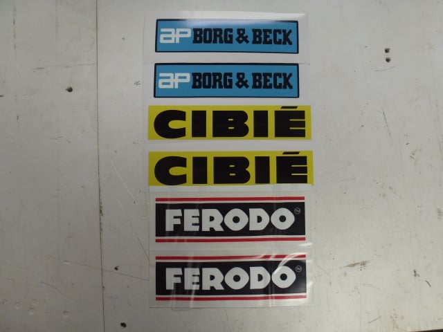 LONDON TO SYDNEY MK1 ESCORT STICKERS - Image 2