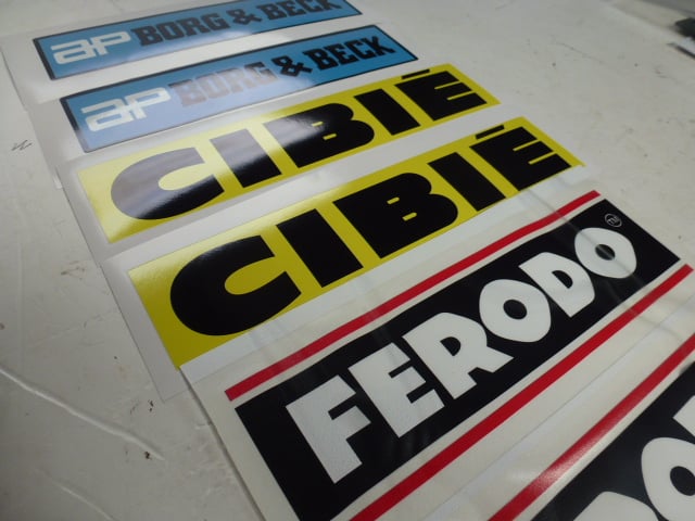 LONDON TO SYDNEY MK1 ESCORT STICKERS - Image 3