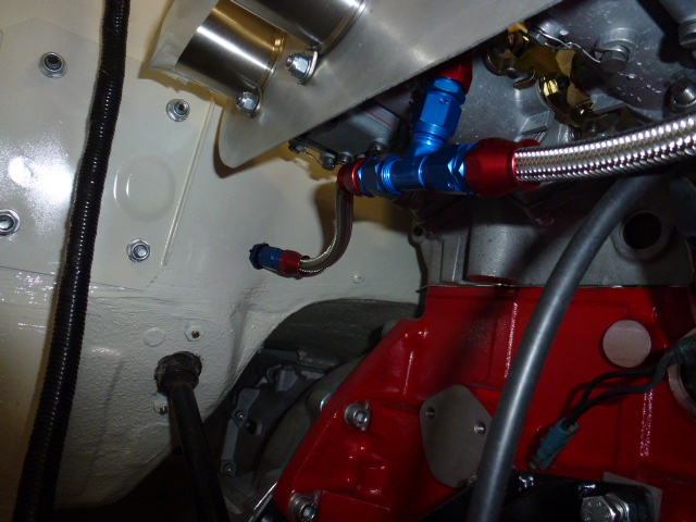 FUEL HOSE KIT FOR TWIN DCOE CARBS ON MK1, MK2 ESCORTS, 350MM BULKHEAD TO T PIECE PIPE - Image 10