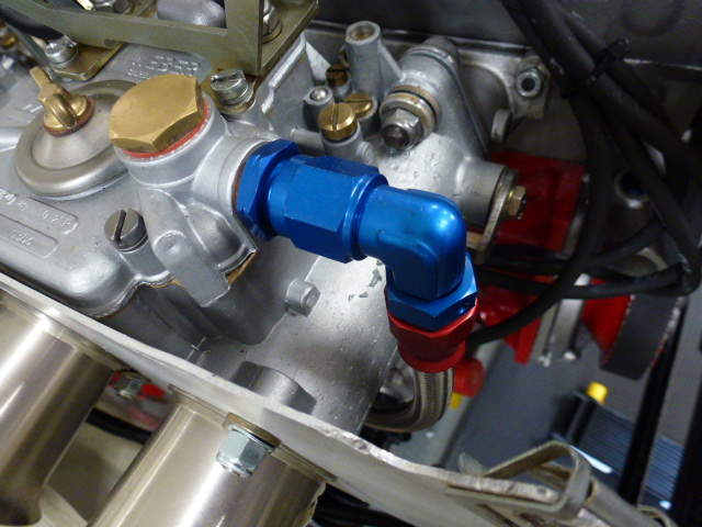 FUEL HOSE KIT FOR TWIN DCOE CARBS ON MK1, MK2 ESCORTS, 350MM BULKHEAD TO T PIECE PIPE - Image 3