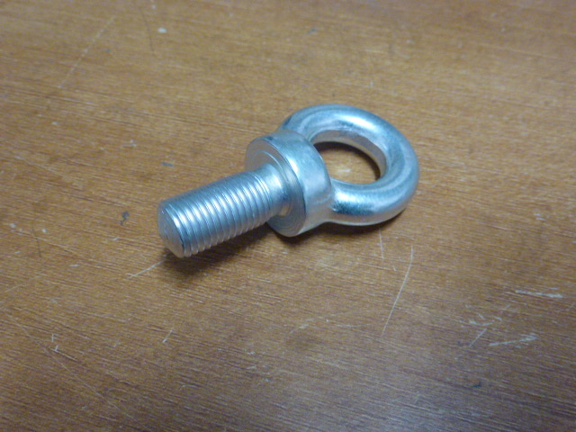 HARNESS EYE,EYELET, 23MM LONG THREAD, 7/16 THREAD, FIA APPROVED