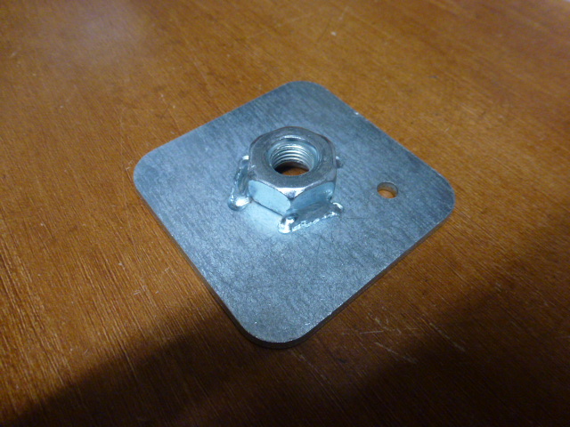 FIA APPROVED HARNESS EYE BACKING PLATE