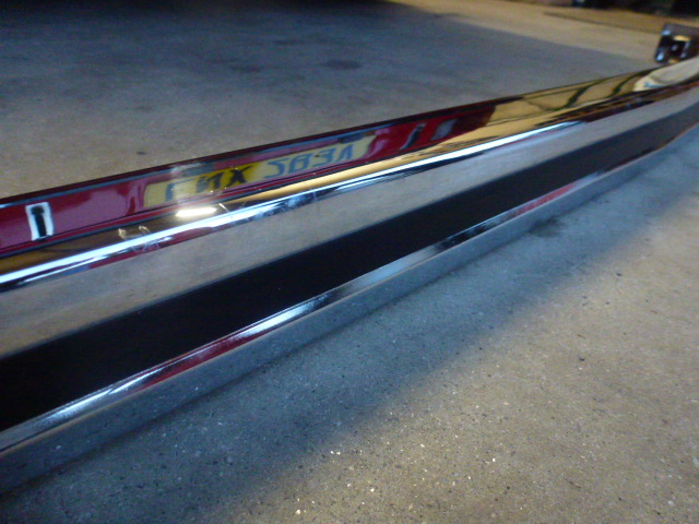 MK1 FIESTA, CHROME FRONT BUMPER WITH BLACK INSERT, MAGNUM PANELS - Image 3