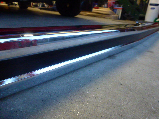 MK1 FIESTA, CHROME FRONT BUMPER WITH BLACK INSERT, MAGNUM PANELS - Image 2