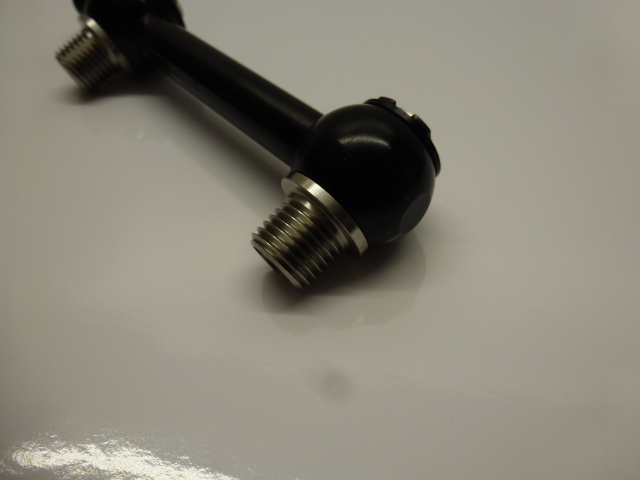 AN -6 (6AN) To Twin 1/4" NPT Top Fuel Pump Link Manifold in black for Facet type fuel pumps - Image 2