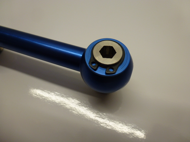AN -6 (6AN) To Twin 1/4" NPT Top Fuel Pump Link Manifold in blue for Facet type fuel pumps - Image 2