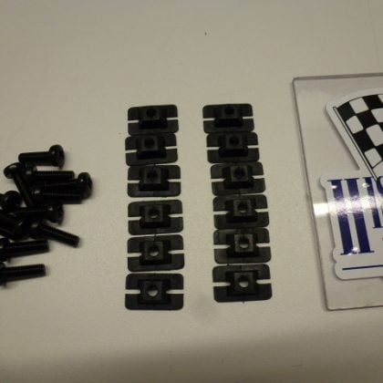 MK2 ESCORT, GRILL SCREW AND PLASTIC CLIP SET (12)