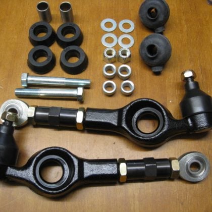 ESCORT MK1, MK2 ,ROSE JOINTED,IN-SITU ADJUSTABLE TCA, WITH BLACK POLYSPORT BUSHES