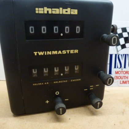 HALDA TWIN MASTER TRIP METER, METAL CASED,