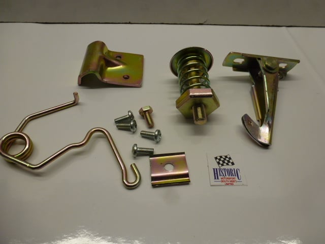 MK1 ESCORT, BONNET LATCH SET, ANADISED GOLD