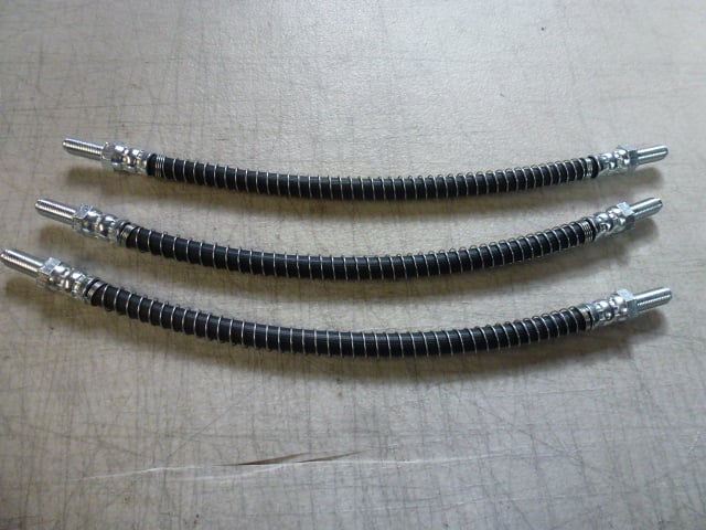 MK1 ESCORT, DISC BRAKE, FLEXI BRAKE HOSE, PIPE SET, RUBBER WITH EXTERNAL SPRING