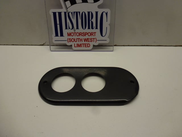 MK1 ESCORT, HEATER PIPE, BULKHEAD PLATE, SURROUND, POWDERCOATED BLACK