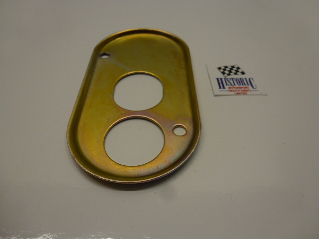 MK2 ESCORT, HEATER PIPE, BULKHEAD PLATE, SURROUND, ANADISED GOLD - Image 2