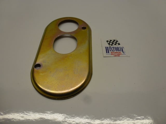 MK2 ESCORT, HEATER PIPE, BULKHEAD PLATE, SURROUND, ANADISED GOLD
