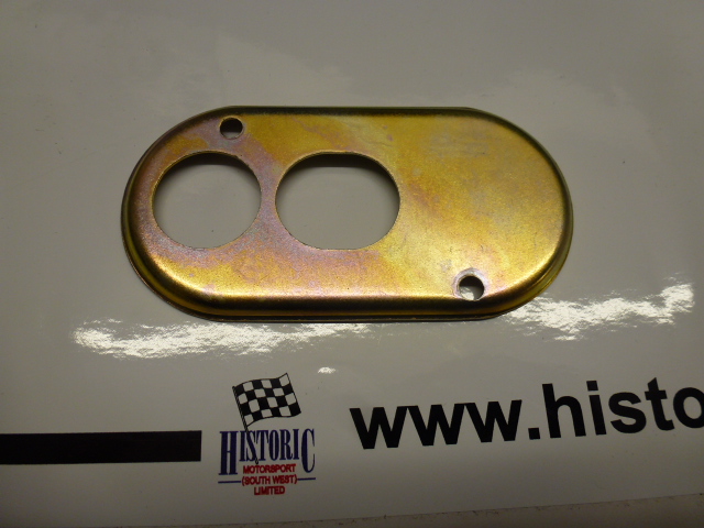 MK2 ESCORT, HEATER PIPE, BULKHEAD PLATE, SURROUND, ANADISED GOLD - Image 3