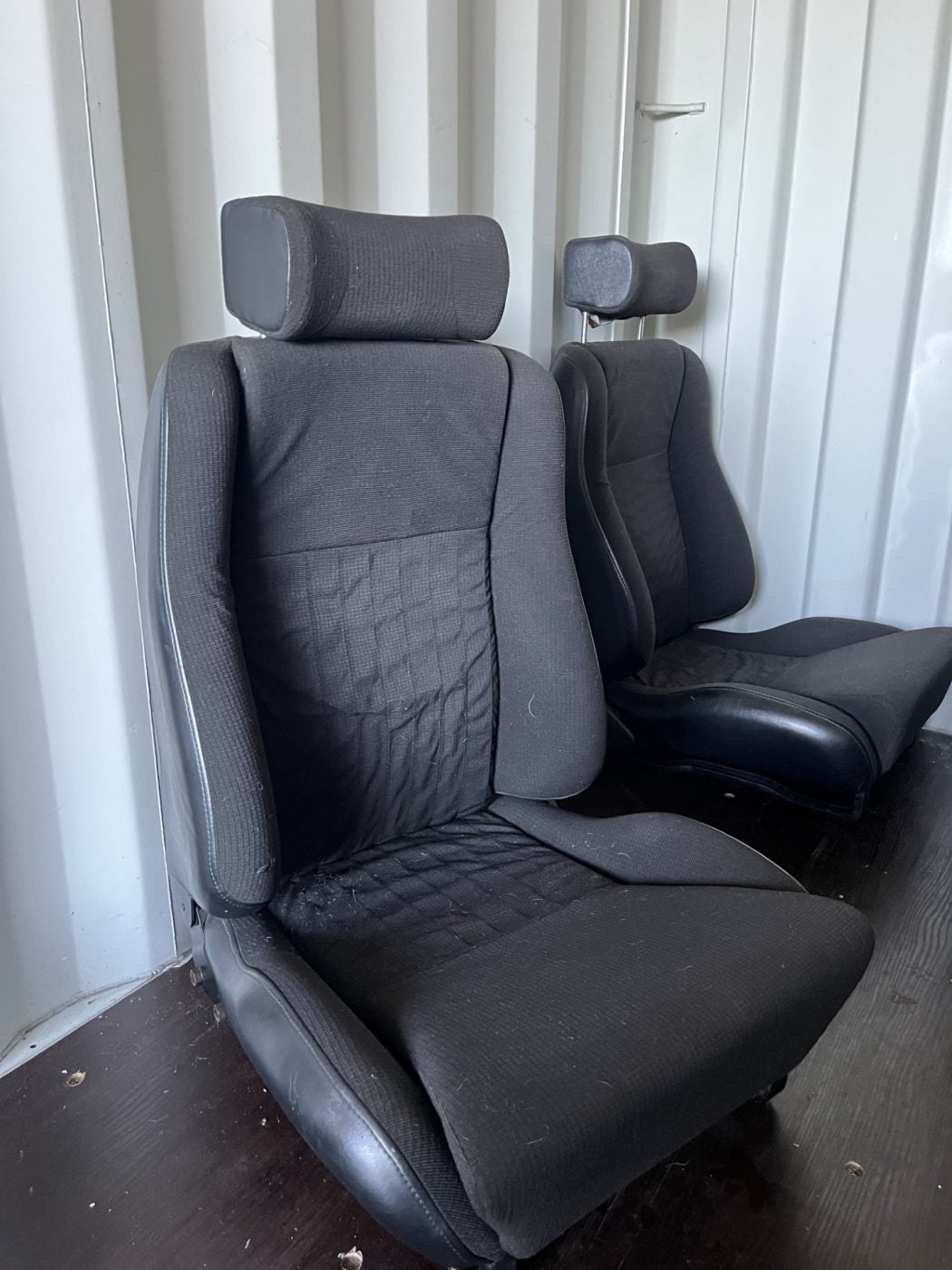 SET OF USED MK2 ESCORT RS SEATS, FRONT AND REAR
