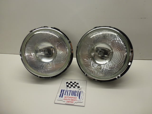MK1,MK2 ESCORT,CLASSIC MINI, MG, PLASTIC BOWL, DOMED H4 HEADLIGHT KIT