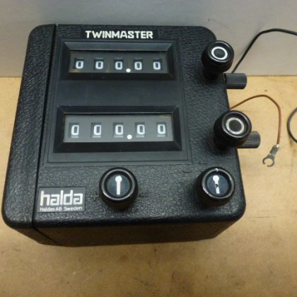 HALDA TWIN MASTER TRIP METER, PLASTIC CASED