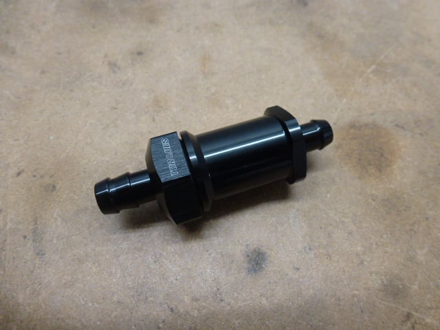 FUEL TANK, BREATHER PIPE, ROLL OVER VALVE, 8mm TAILS