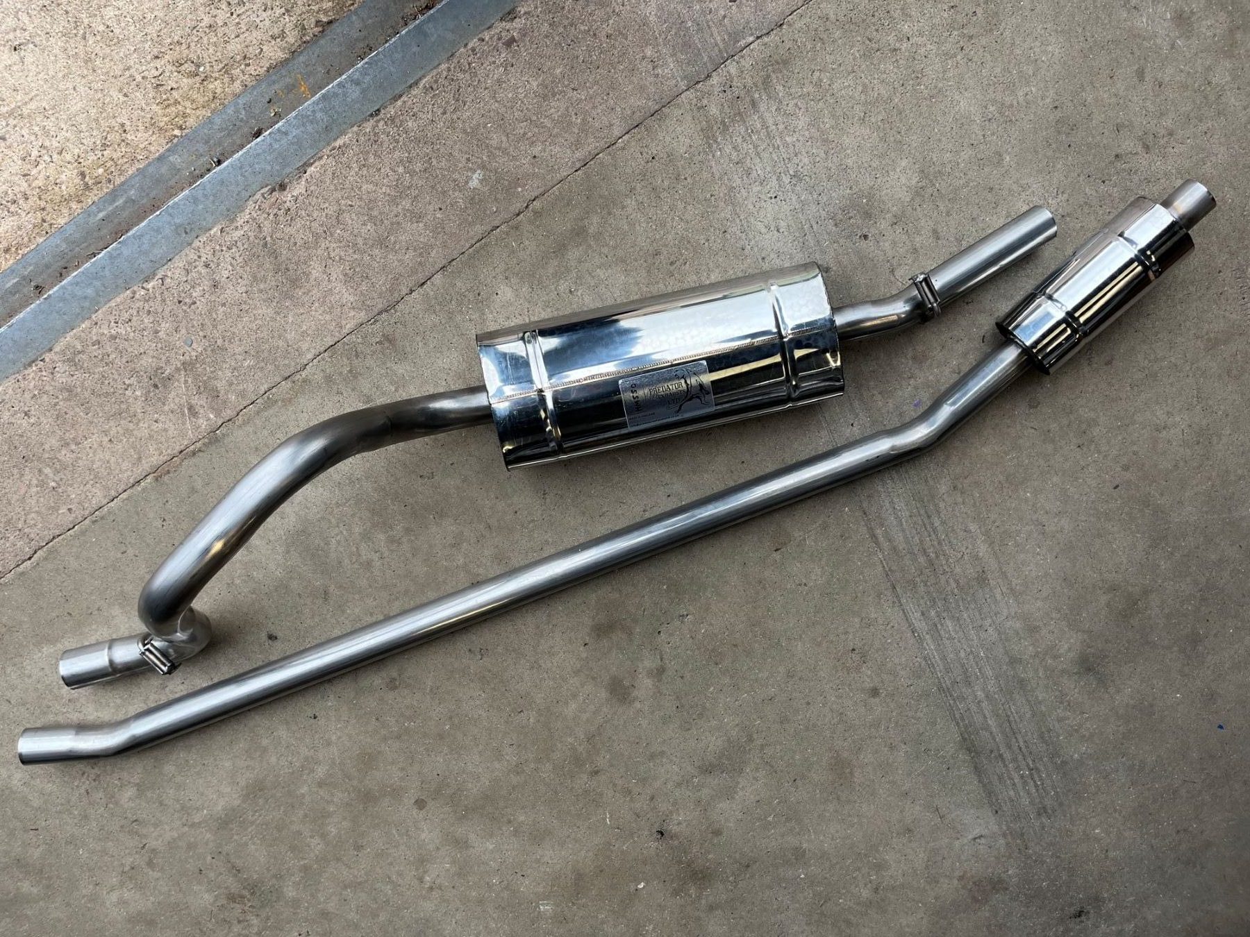 MK2 ESCORT, RS 1800, STAINLESS STEEL EXHAUST SYSTEM,
