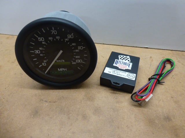 RACETECH 80mm ELECTRONIC SPEEDO WITH GPS MODULE - Image 3