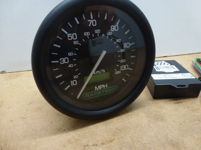 RACETECH 80mm ELECTRONIC SPEEDO WITH GPS MODULE - Image 2