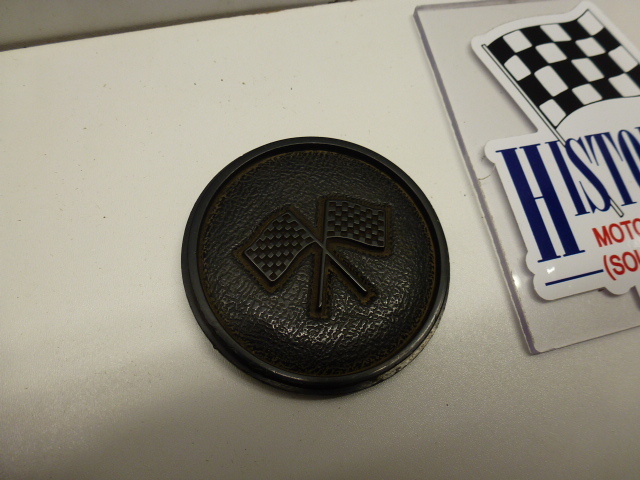 MK2 ESCORT, CROSSED FLAG, STEERING WHEEL CENTRE CAP,