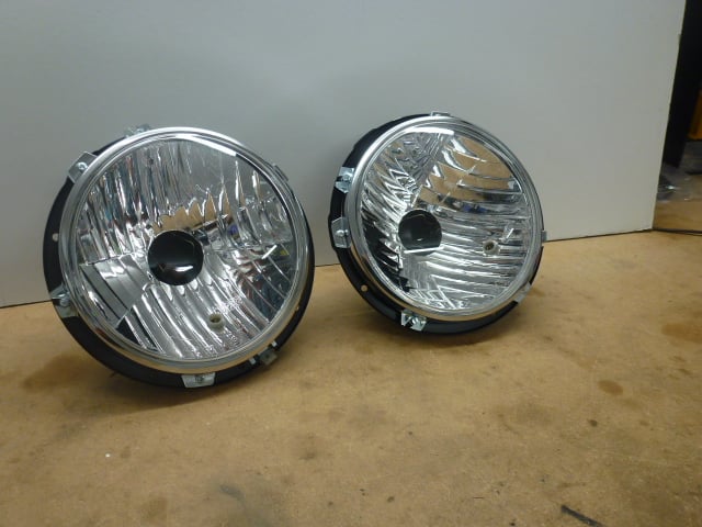 ESCORT MK1,WIPAC CLEAR LENS, H4 HEADLAMPS/HEADLIGHTS AND BOWLS