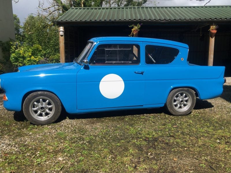 1962 FORD ANGLIA 105E WITH 2 LITRE BLACK TOP ENGINE