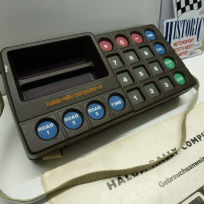 HALDA  RALLY COMPUTER E,   TRIPMETER,