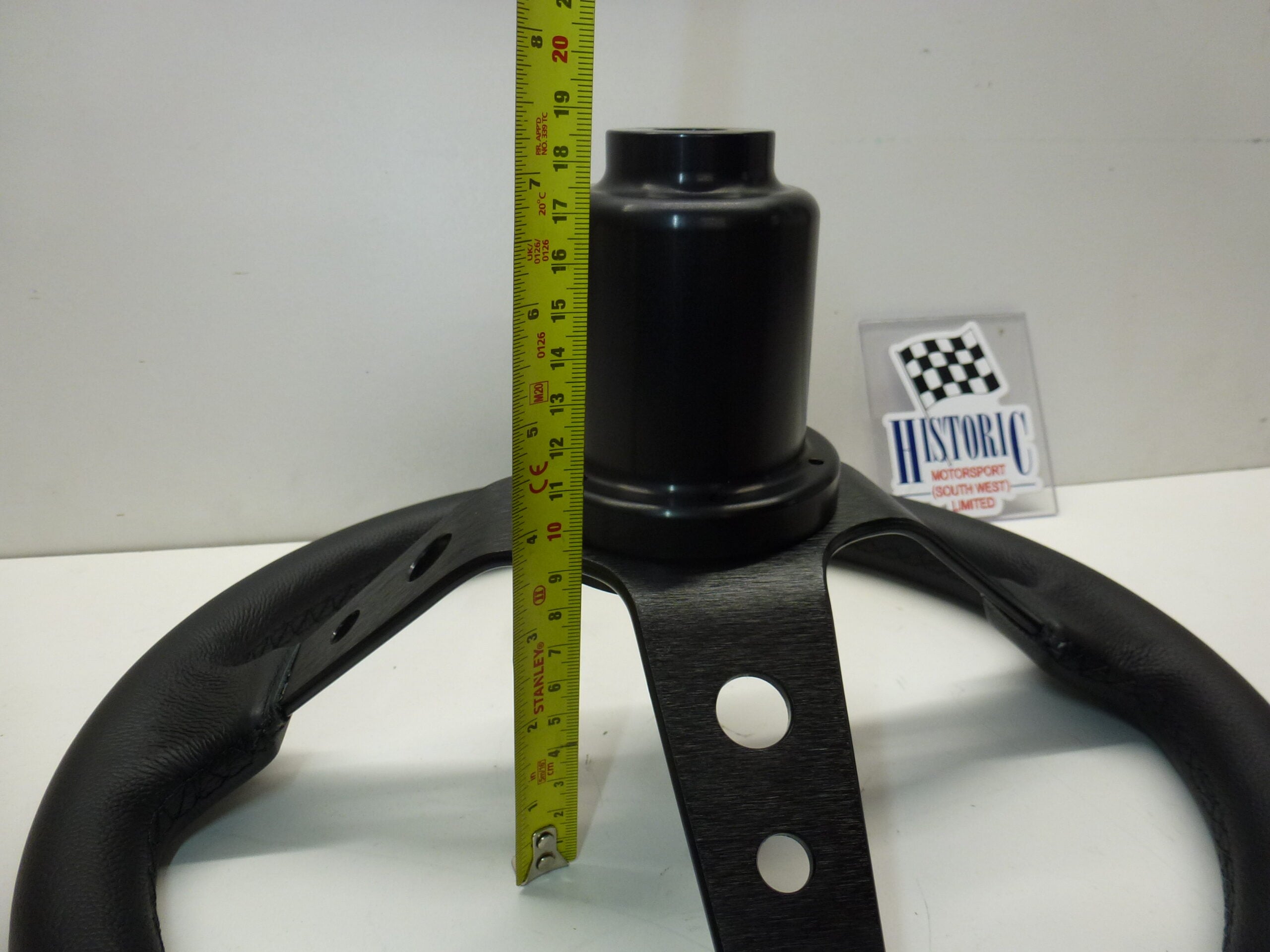 MK2 ESCORT, 350mm LEATHER RIMMED RALLY STEERING WHEEL - Image 2