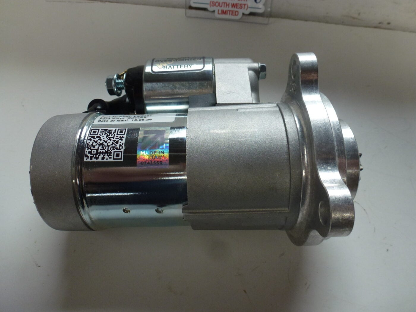 WOSP, HIGH TORQUE, SLIM LINE, STARTER MOTOR, FORD PINTO, 135 TOOTH FLYWHEEL